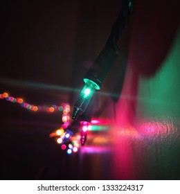 Holiday colored lights