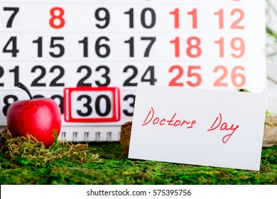 Holiday National Doctor Day On Calendar On March 30