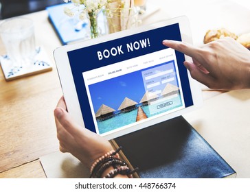 Holiday Reservation Website Interface Concept