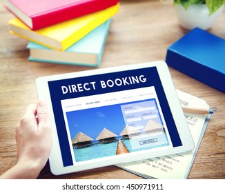 Holiday Reservation Website Interface Concept