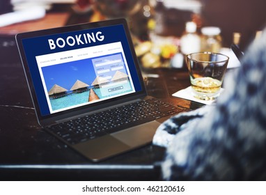 Holiday Reservation Website Interface Concept