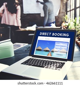 Holiday Reservation Website Interface Concept