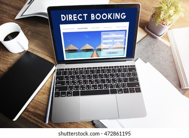 Holiday Reservation Website Interface Concept