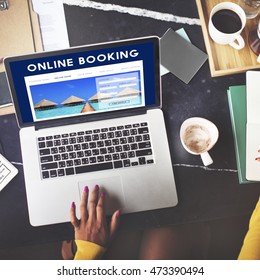 Holiday Reservation Website Interface Concept