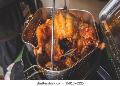 A Holiday Turkey Fresh Out The Fryer