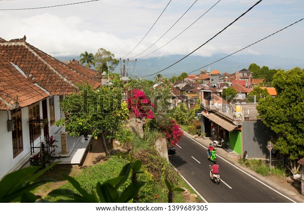 Holiday Village Wooden Cabins Roof Tiles Stock Photo Edit Now