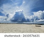 Holiday, Wolken, clouds, Strand, happy, ocean, boat, Himmel, feeling