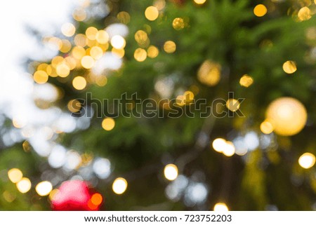 Similar – Christmas tree lights defocused background. Xmas backdrop