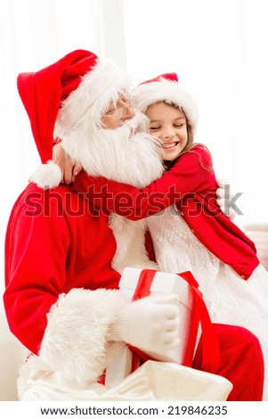 Similar – Image, Stock Photo Santa hats with eyes