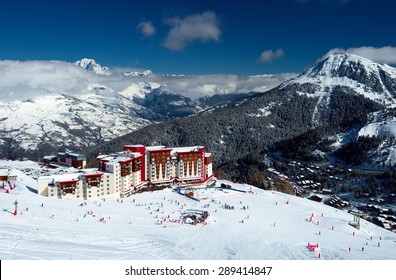 Holidays At The Ski Resort. Alpes, France