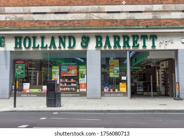 Holland and Barrett store on Oxford Street. London - 14th June 2020