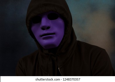 Hollow Man In Violet Mask