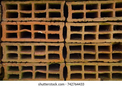 Hollow Orange Blocks Bricks For Building Construction