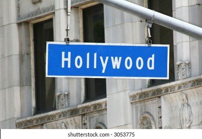 Hollywood Boulevard Metal Sign