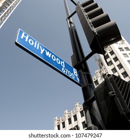 Hollywood Boulevard Metal Sign