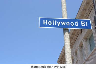 Hollywood Boulevard Sign In Los Angeles, California