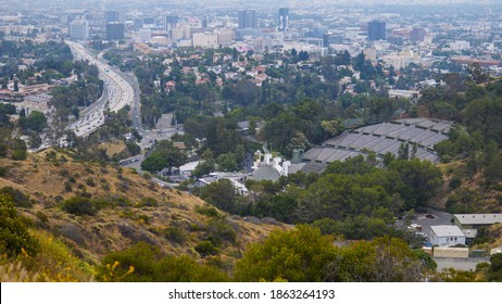 Hollywood Bowl And City View From Hills