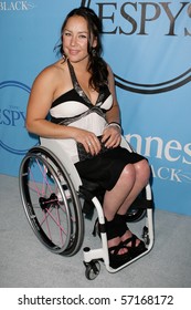 HOLLYWOOD, CA. - JULY 13: Alana Nichols Paralympic Wheelchair Basketball Player And Alpine Skier Attends Fat Tuesday At The ESPYs On July 13, 2010 In Hollywood, Ca.