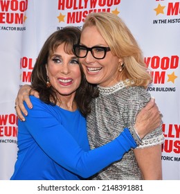 Hollywood, CA USA - April 21, 2022: Kate Linder And Meredith Thomas Attends The Hollywood Museum Salutes Kate Linder.