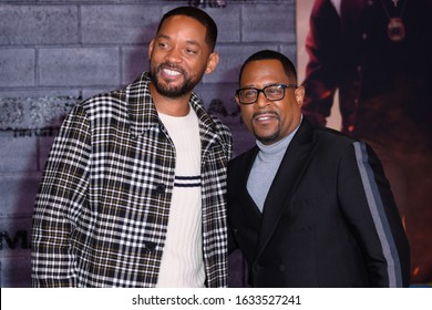 HOLLYWOOD, CA / USA - JANUARY 14, 2020:  Will Smith and Martin Lawrence at the Premiere Of Columbia Pictures' "Bad Boys For Life" held at TCL Chinese Theatre on January 14, 2020 in Hollywood, Ca.