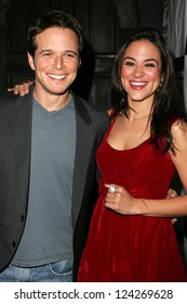 HOLLYWOOD - DECEMBER 07: Scott Wolf And Camille Guaty At Howard Fine's Ball Of Fire December 07, 2006 In Boardners, Hollywood, CA.