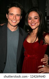 HOLLYWOOD - DECEMBER 07: Scott Wolf And Camille Guaty At Howard Fine's Ball Of Fire December 07, 2006 In Boardners, Hollywood, CA.