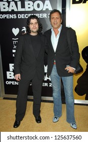 HOLLYWOOD - DECEMBER 13: Sage Stallone And Frank Stallone At The World Premiere Of 