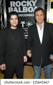 HOLLYWOOD - DECEMBER 13: Sage Stallone And Frank Stallone At The World Premiere Of 