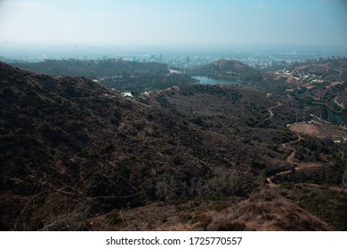 Hollywood Hills View Over Los Angeles