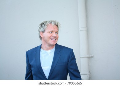 HOLLYWOOD - JUNE 15, 2011: Celebrity Chef Gordon Ramsay Outside The Jimmy Kimmel Studios After His Appearance On The Jimmy Kimmel Show June 15, 2011 In Hollywood, CA.