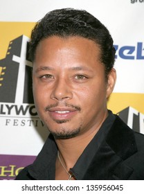 HOLLYWOOD - OCTOBER 24: Terrance Howard participates at Hollywood Film Festival Gala in Beverly Hilton Hotel October 24, 2005 in Los Angeles, CA.
