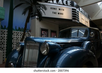 Hollywood Premier With Vintage Auto In Art-deco Style