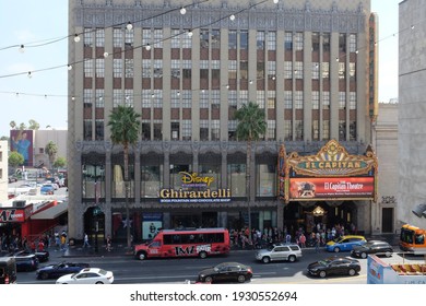 HOLLYWOOD - SEPT 2, 2018: The El Capitan Theatre Is A Fully Restored Movie Palace On Hollywood Boulevard.