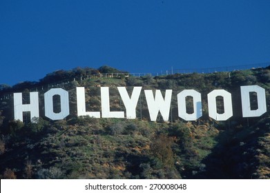 Hollywood Sign On The Hollywood Hills, California