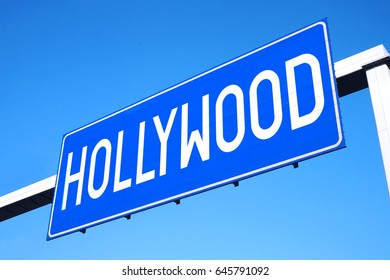 Hollywood Street Sign