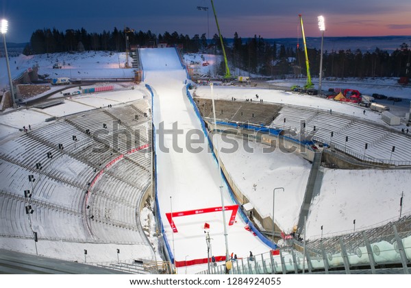 Holmenkollen Ski Jump Tower Oslo Norway Stock Photo Edit Now