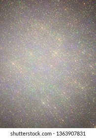 Holo Silver (rainbow) Glitter Sparkle Abstract Background