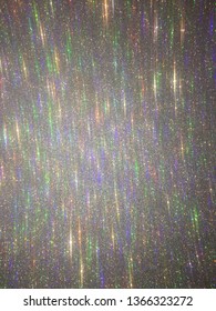 Holo Silver (rainbow) Glitter Sparkle Abstract Background