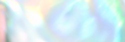 Holograph Foil Background. Pastel Color Paper. Retro Trend Design. Vintage Fantasy Cover. Chrome Holo Art. Modern Effect. Rainbow Metallic Material. Fabric Glitch. Horizontal Banner