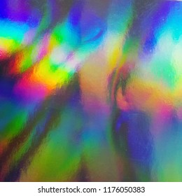 Holographic Foil Texture. Shiny Rainbow Magic Background