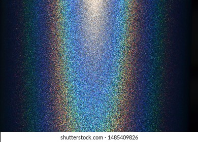 Holographic Rainbow Glitter Textured Background