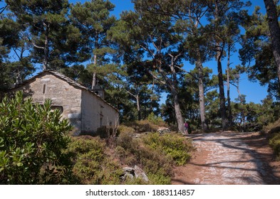 The Holy Chapel Of Panagitsas (presentation Of The Virgin Mary), Christos Raches, Ikaria, North Aegean Islands, Greece