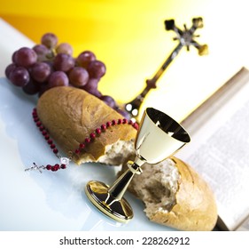 Communion Bread and Wine Images, Stock Photos & Vectors | Shutterstock