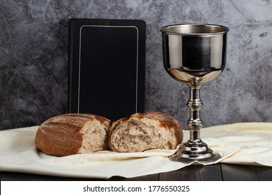 Holy Communion Chalice Wine Bread Stock Photo 1776550325 | Shutterstock