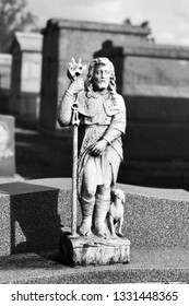 Holy Cross Cemetery In Southeast Pennsylvania.