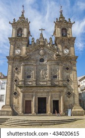 Holy Cross Church In The Center Of Braga, Portugal