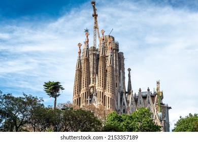 Holy Family Basilica - La Sagrada Familia In Barcelona, Spain