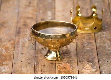 Holy Grail On White Background