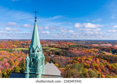 Holy Hill - Basilica and National Shrine of Mary Help of Christians in Wisconsin of USA
