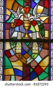 Holy Orders, Seven Sacraments, Stained Glass